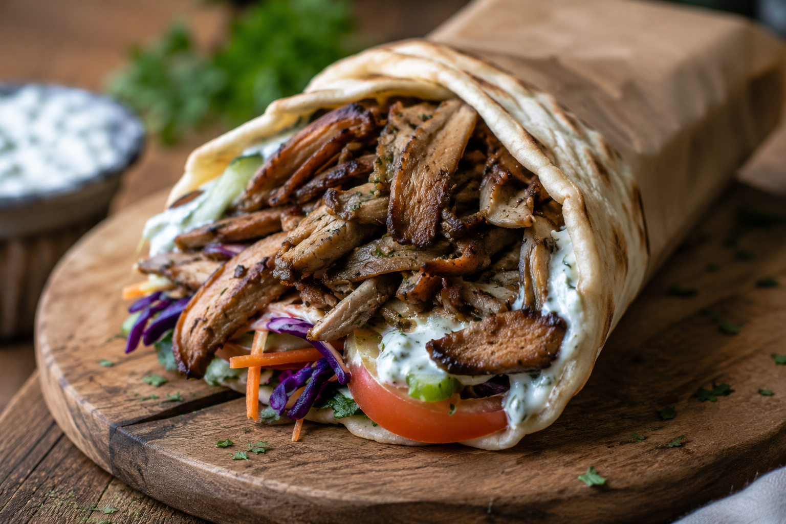 kebab de pleurotes